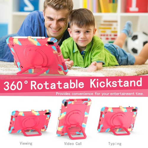 For 13'' 12.9'' 11" 10.9" iPad Air/ iPad Pro Case with 360 Degree Rotating Stand - Picture 73 of 88