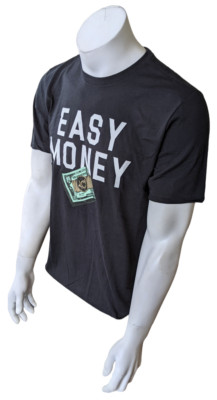 Anvil Men's Kevin Durant KD 35 Easy Money Graphic Black Shirt Size Medium