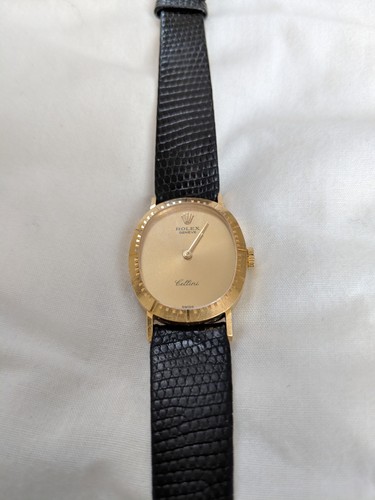Rolex Geneve Cellini Time 18 Karat Gold 