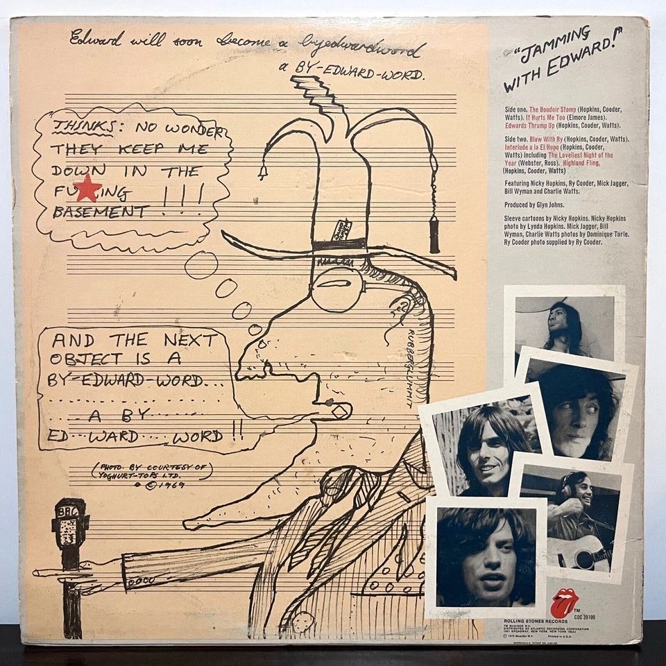 ROLLING STONES - Jamming With Edward (1972) - 12" Vinyl Record LP - VG+ - Image 2 of 4