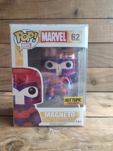 #62 Funko Pop figure- Metallic Magneto- Marvel