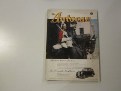 April 13th 1951, AUTOCAR, Ford Consul Saloon, Eric Brandon, Alfred Godfrey Imhof