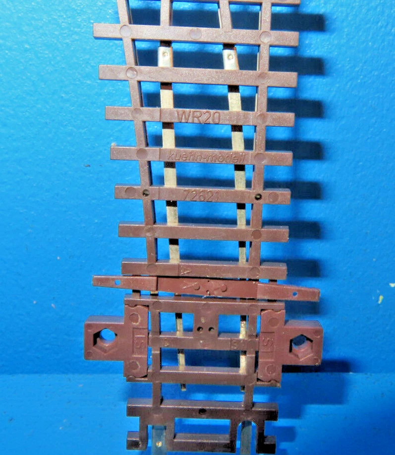 3 x Kuehn Spur TT Weiche rechts WR20 No. 72621 TOP unbenutzt #6645 - Bild 3 von 3