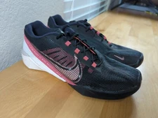Nike Womens React Metcon Turbo Running Shoes Black Pink Size 10 CT1249-069