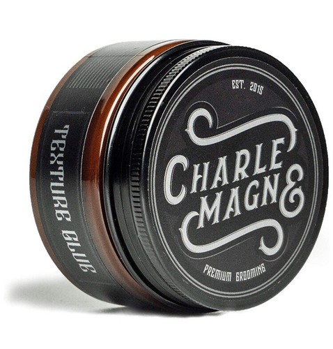 Charlemagne Texture Glue Hair Wax Mold 100ml Pot Premium Beard Barbers Style - Picture 3 of 6