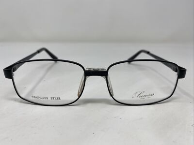 Success SS-353 BLACK 56-18-145 Full Rim Metal Eyeglasses Frame -P01