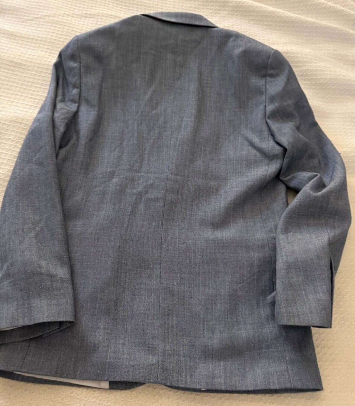 Boy's Sz 12 Lined light Blue Blazer Jacket  by Calvin Klein fully lined thumbnail 6