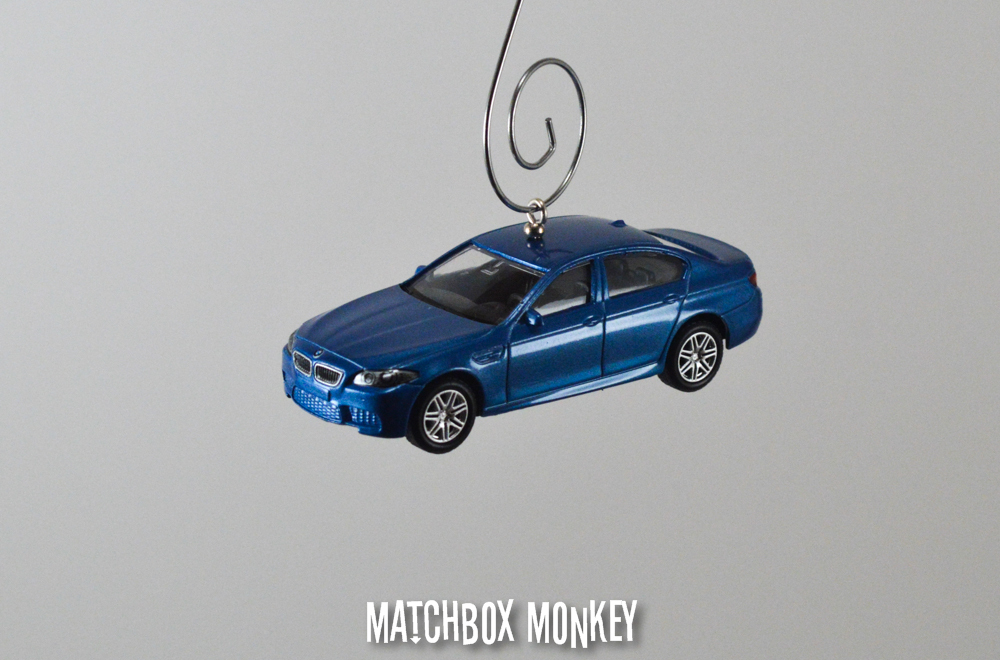 NEW 5 Series Executive Car BMW M5 Custom Christmas Ornament 1/64