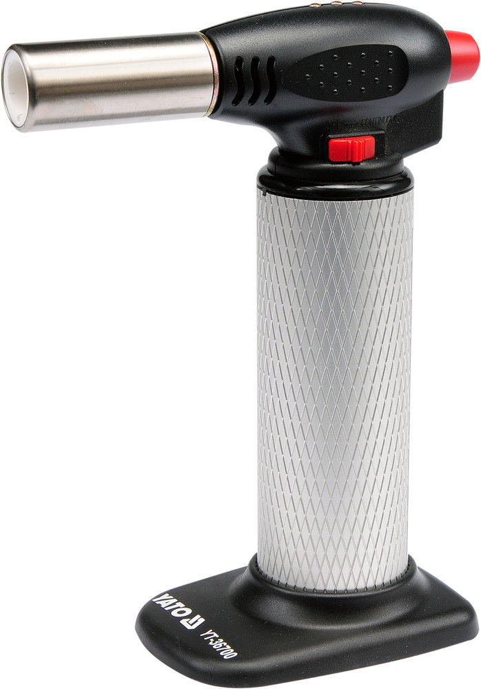 Gasbrenner Bunsenbrenner Lötlampe Mini Lötbrenner Piezozündung 1300°C Butan