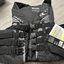 Men's Superlite USCG Life Vest,Black/Black/Smoke:White,3XL