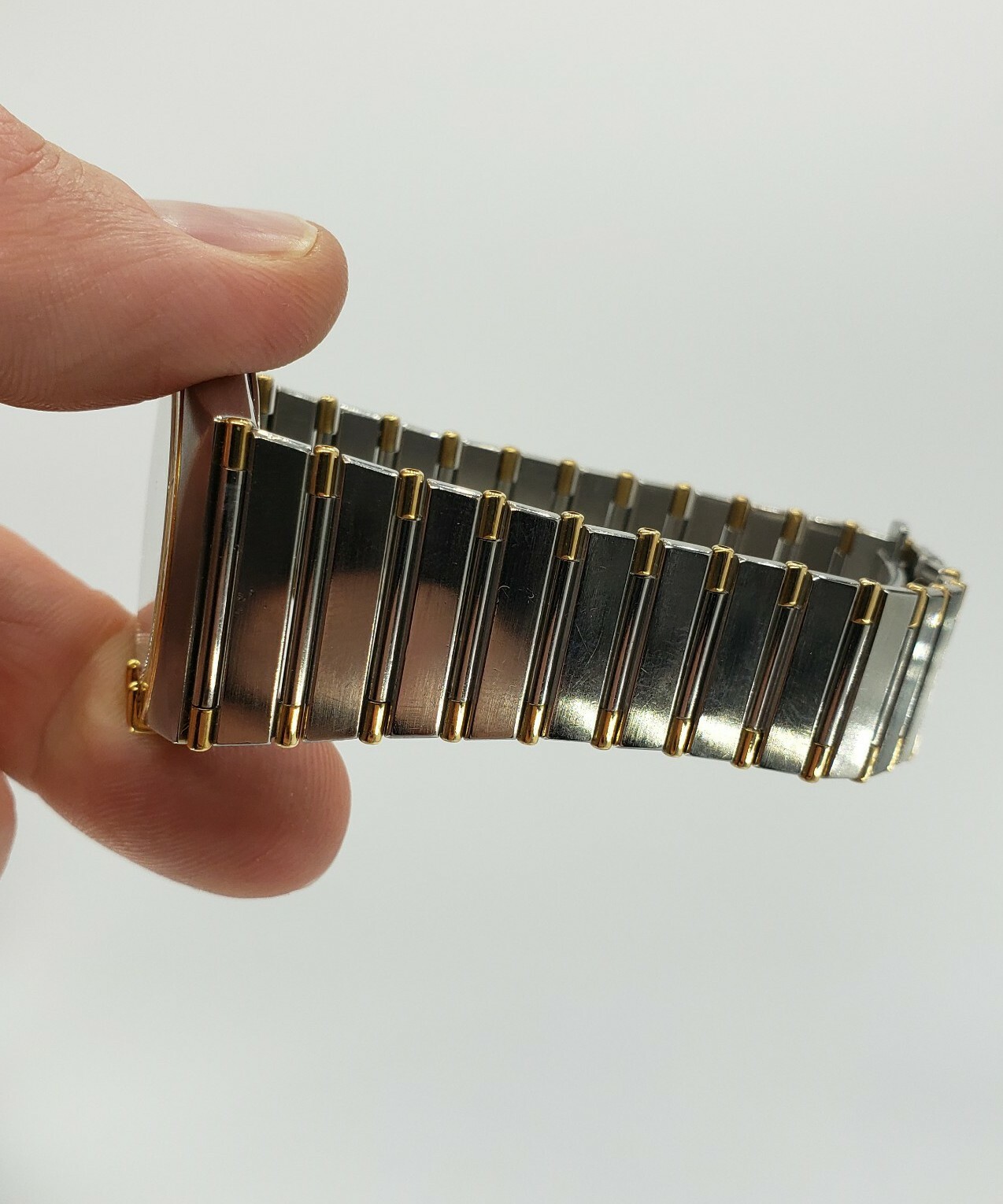 Almost Mint Vintage Omega Constellation Watch SS 18k Yellow Gold Bracelet Date image 6