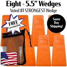 8 - 5.5 "  USA HARD logging Felling Bucking Tree Forestry Falling Spiked Wedges