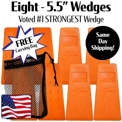 COLD CREEK LOGGERS 8 - 5.5 " USA HARD logging Felling Bucking Tree Forestry Falling Spiked Wedges