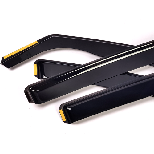 For Mercedes-Benz GLC X253 2016-2022 Rain Guard Window Vent Deflector In-Channel - Picture 3 of 8