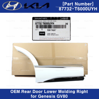 87732T6000UYH Genuine Rear Door Lower Molding Right For GENESIS