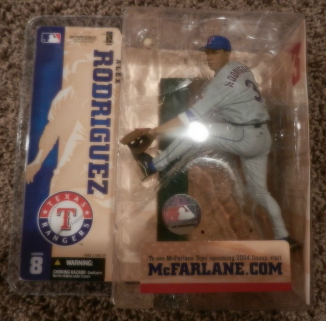 Alex Rodriguez 2004 Mcfarlane Toys Series 8 Grey Variant Rangers | eBay