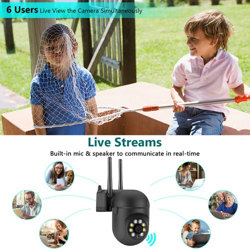 5G Wifi Wireless Security Camera System 1080P HD Outdoor Home Night Vision Cam - Picture 14 of 16