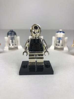 LEGO STAR WARS CHROME GOLD C-3PO 1 OF 10000 LIMITED EDITION C3PO R2D2 Sw158 Nn | eBay