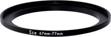 ICE 67mm to 77mm Step Up Ring Filter/Lens Adapter 67 Male 77 Female