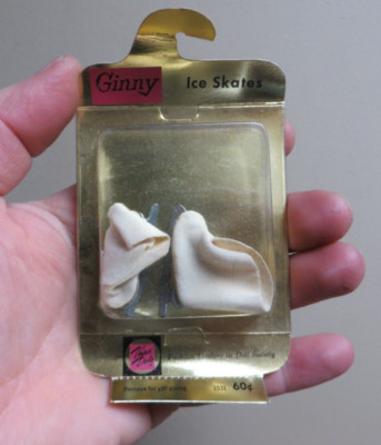 VINTAGE VOUGE GINNY DOLL ACCESSORY :  ICE SKATE NEW IN ORIGINAL PACKAGE MOC
