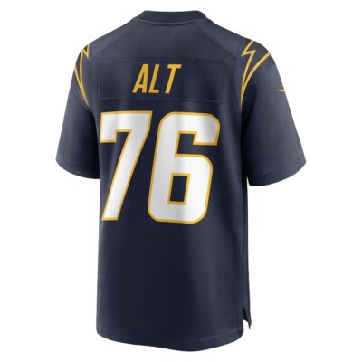 Los Angeles Chargers Joe Alt #76 Nike Men's Navy 2025 Official NFL