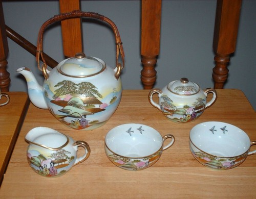 NIPPON  Tea  Service  Set  ●  Fine  China  of  Japan  ●  Antique Set - Picture 2 of 11