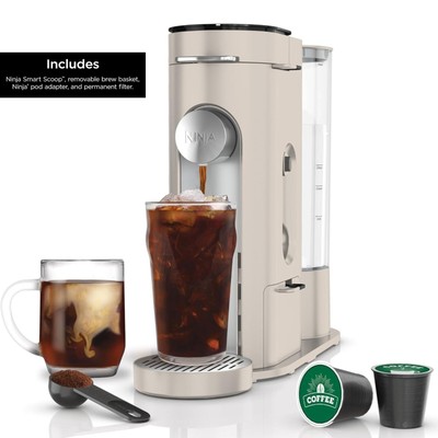 Ninja PB041ST Pods & Grounds Single-Serve Coffe Maker | eBay