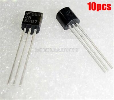 10Pcs Gp Amp 50V 100Ma TO-92 Pnp 2N5087 Ic New cx