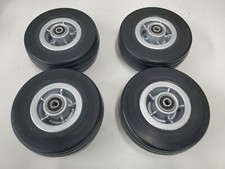 6"x2" Caster Wheel with Black Tire for Jazzy 600 ES Wheelchairs Qty 4
