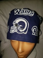 LOS ANGELES RAMS      Handmade SURGICAL SCRUB CAPS