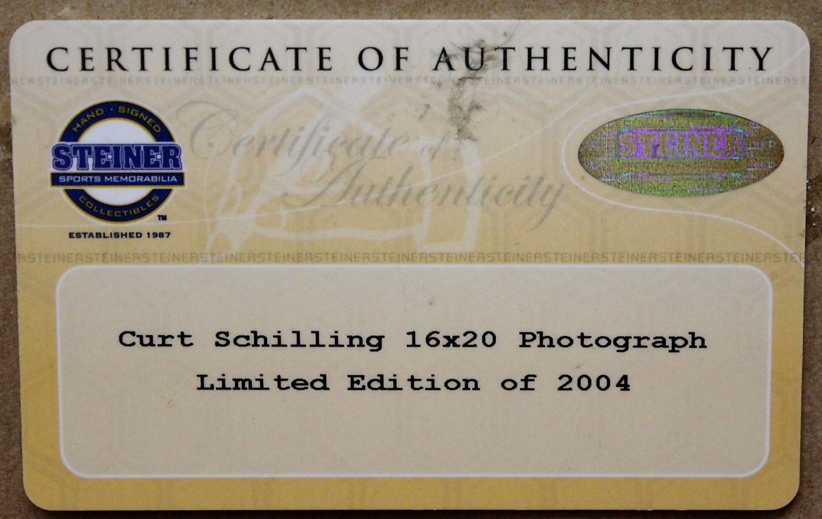 Curt Schilling 16x20
