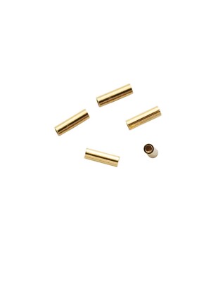 14K Gold Filled 1x4mm Heishi Tube Beads 25pcs DIY Jewelry Spacer Findings