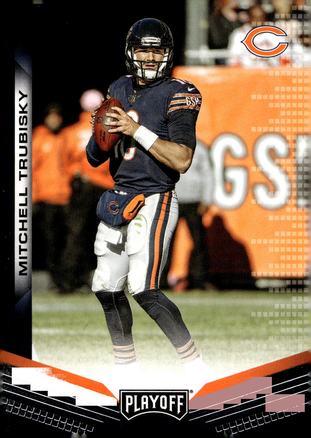 2019 Panini Playoff - #121 Mitchell Trubisky Bears
