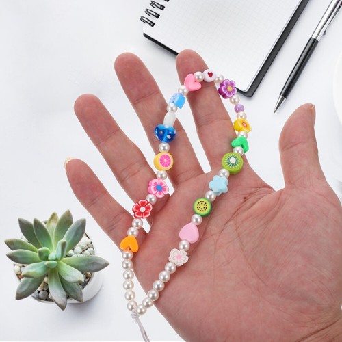 Beaded Mobile Phone Hanging Chain Cellphone Lanyard Charm Wrist Strap - 第 4/12 張圖片