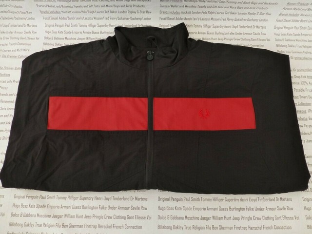 Fred Perry Monochrome Fleece Mens Black 