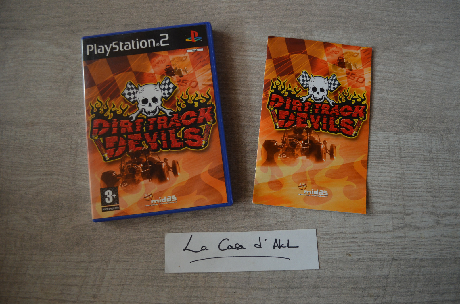 Dirt Track Devils complet sur Playstation 2 PS2 FR TBE