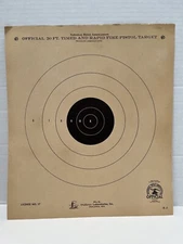 Official NRA Shooting Target Vintage Paper National Rifle Ass. 1 Day Ship!👍