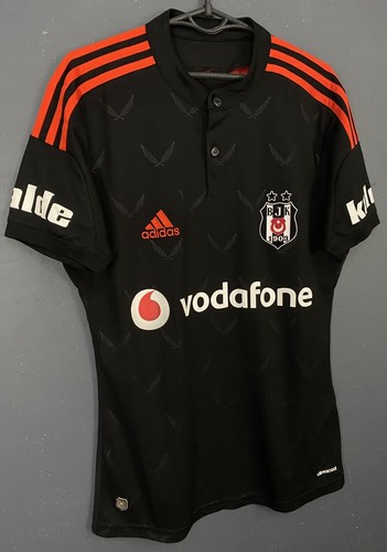 MEN'S ADIDAS JK BESIKTAS 2014/2015 SOCCER FOOTBALL SHIRT JERSEY MAILLOT SIZE M - Picture 2 of 16