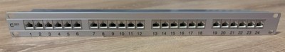 Metz Connect Patchpanel 24-Port E-DAT C6A (130855C-E)   10Gbit   19''   Kupfer