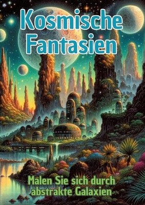 Kosmische Fantasien: Malen Sie sich durch abstrakte Galaxien by Maxi Pinselzaube