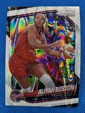 2025 #75 Aliyah Boston Panini Prizm WNBA White Seismic Prizm Fever