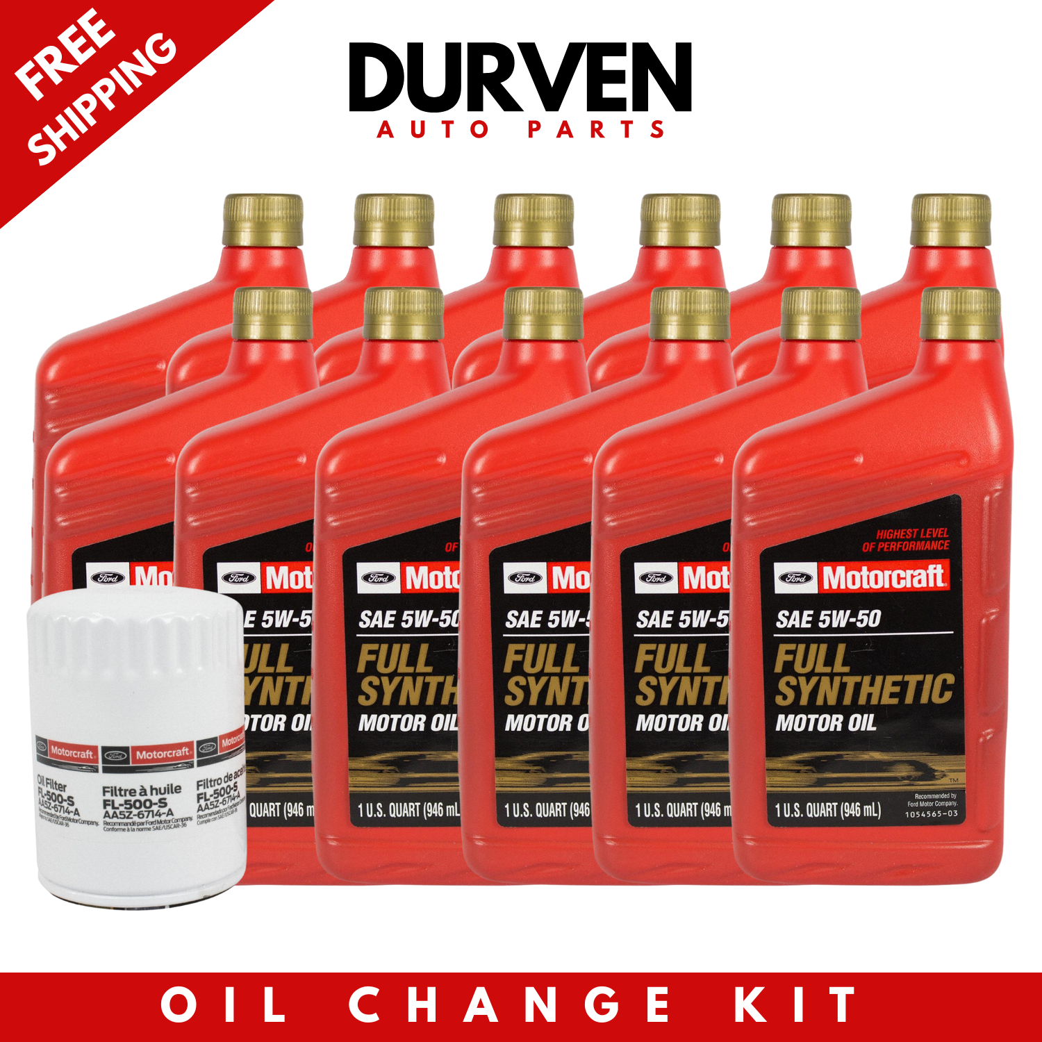 2023-26 Ford F-150 Raptor R 5.2L Motorcraft Full Synthetic 5W-50 Oil ...