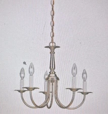 Sea Gull Lighting 3916-02 Traditional Five-Light Chandelier Polish Brass Finish