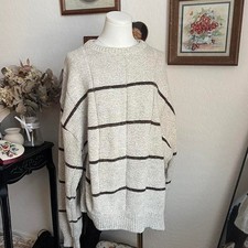 Vintage 1990s Grandpacore Cottagecore Knit Sweater