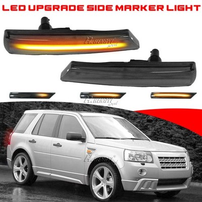 Indicator Guard Repeater Light Flasher For Land Rover Freelander 2 06-16 Smoke