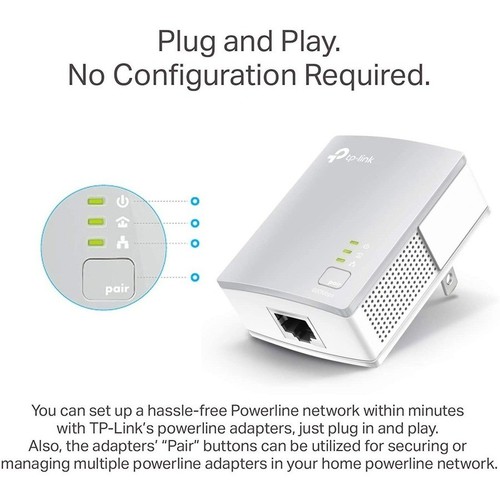 TP-LINK TL-PA4010KIT - AV600 Powerline Ethernet Adapter (tlpa4010kit) - Bild 3 von 6