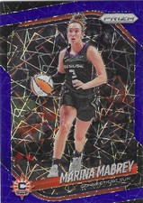 2025 Panini WNBA Prizm Basketball Marina Mabrey Blue Velocity Prizm Card 