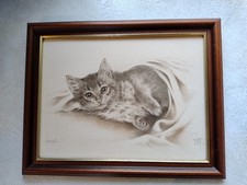 Cat print By Sue Willis. Limited Edition