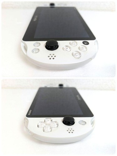 Sony PS Vita PCH-2000 Handheld-Konsole - Glacier White mit Box - Bild 4 von 10