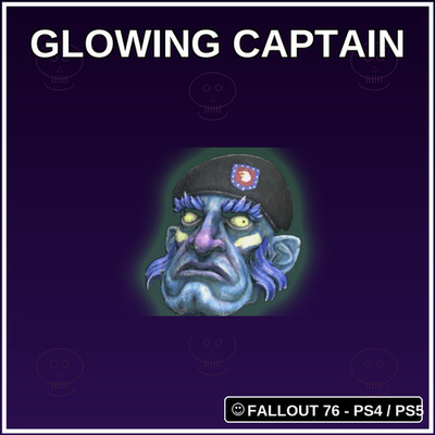 Fallout 76 Glowing Captain mask PS4/PS5